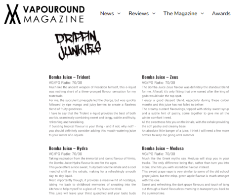 vapouround magazine review